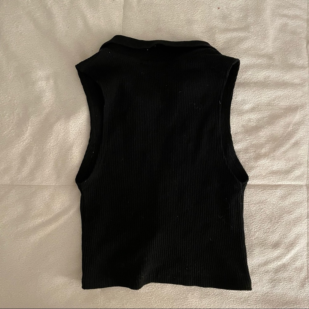 Zara Black Crop Top - Picture 4 of 4
